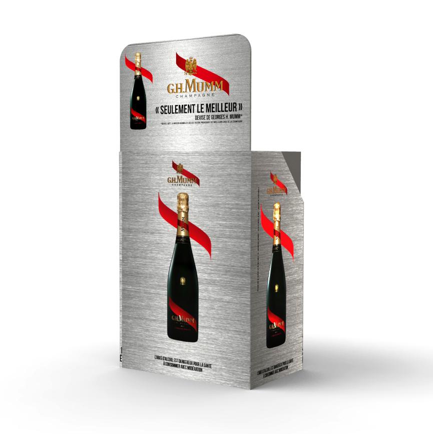 SAPIDE ATELIER DESIGN / CHAMPAGNE MUMM / PLV RETAIL